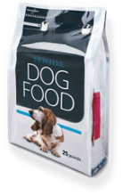 Dog food package